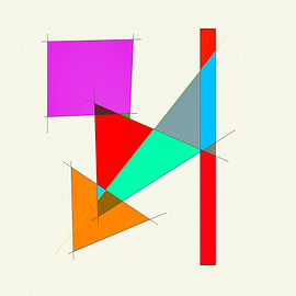 Suprematistische  Kompositionen von Dietmar Meinhardt