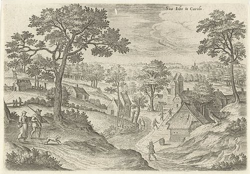 Hans Collaert (I), Vue du Hof van Carloo (Saint-Job à Uccle)