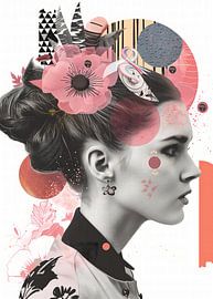 The collage girl No 2 by Andreas Magnusson