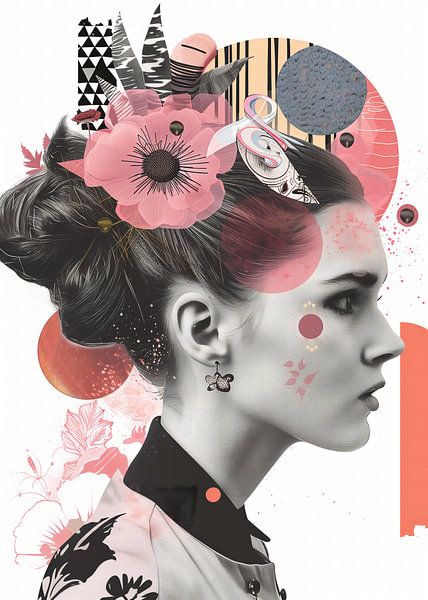 Das Collage-Mädchen Nr. 2 von Andreas Magnusson