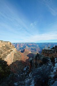 Schnee im Grand Canyon, Arizona, Vereinigte Staaten