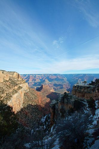 Sneeuw in de Grand Canyon, Arizona, Verenigde Staten