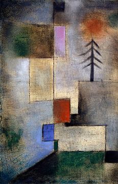 Small fir picture (1922) painting by Paul Klee.