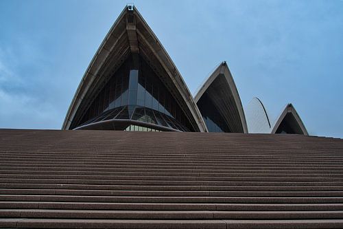 De monumentale trappen van het Sydney Opera House