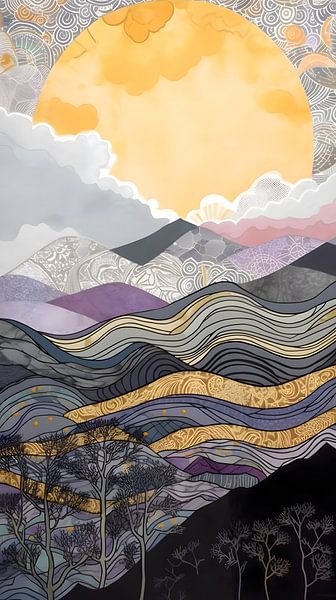 Enchanting Glow: The Magic of Sunrise by Steinfox Art