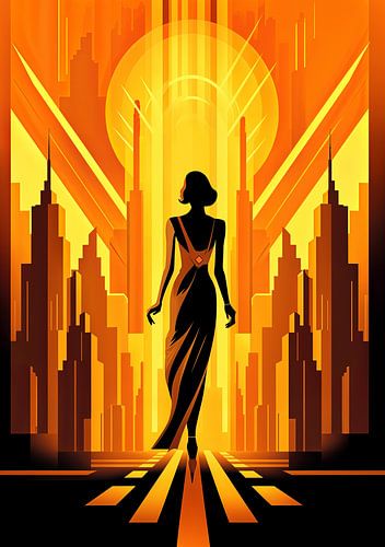 Art Deco Kunstdruk Poster Print Muurkunst