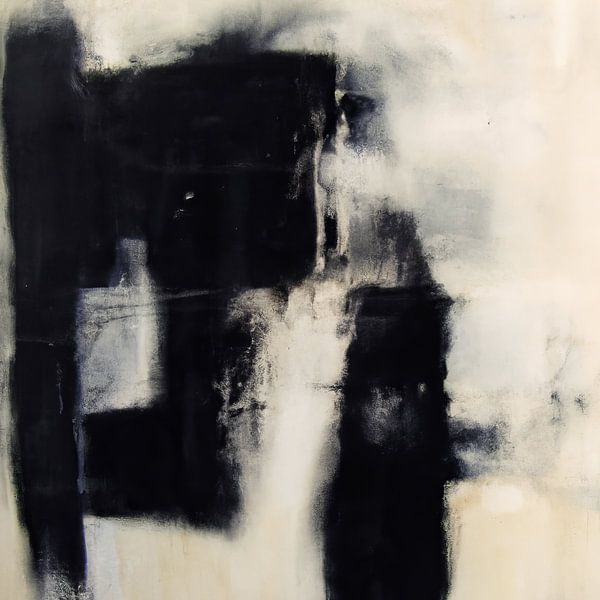 Abstract in black and white "Wabi sabi" by Studio Allee