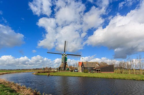 Windmolen Bonrepas tijdens een zonnige dag
