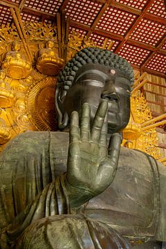 The silent gaze of the Great Buddha by Marco Leeggangers