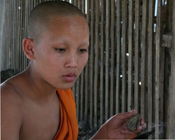 Buddhist monk by Cora Unk