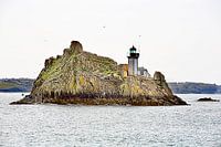 Island with lighthouse