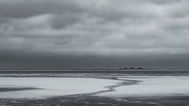 Winterlinie im Wattenmeer von Reblick