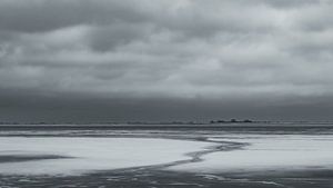 Winterlinie im Wattenmeer