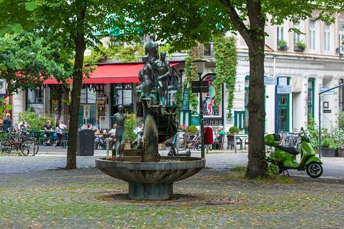 Jubiläumsbrunnen, Großneumarkt, Neustadt, Hamburg, Deutschland, Europa