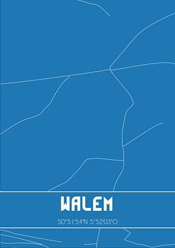 Blueprint | Map | Walem (Limburg) by Rezona