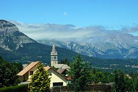 Dorf in den Bergen von wil spijker