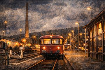 VT 98 onderweg in het Ertsgebergte