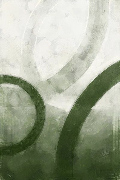 Bewegliche Ringe | Grün von Kanzo