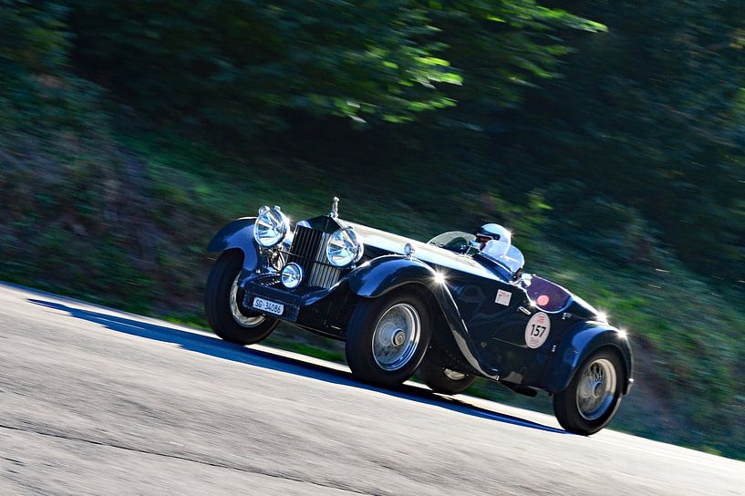Rolls Royce SHC Supercharged op de heuvel - Eggberg Klassik 2019 -... van Ingo Laue
