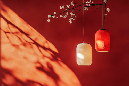 Jeu de lumière harmonieux