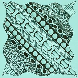 Zentangle Art by Anja  Bulté