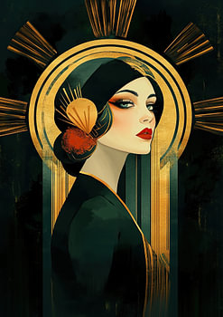 Art Deco Gold