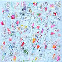 Moderne Malerei à la Pollock "Positive Energy".
