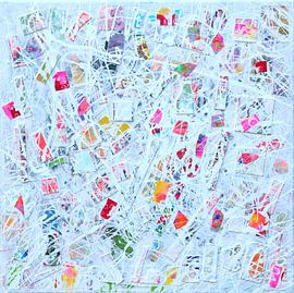 Modern painting à la Pollock "Positive energy"