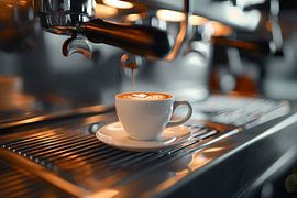 eine Tasse Kaffee oder Cappuccino trinken von Egon Zitter