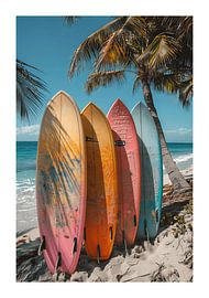 Surfing von Poster Art Shop
