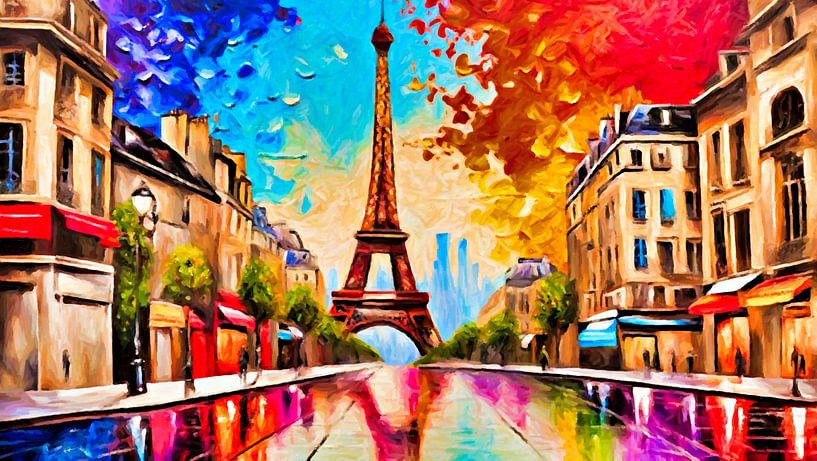 A suburb of Paris by Younsi
