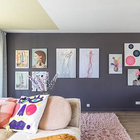 Photo de nos clients: Explosion des couleurs par Carla Van Iersel, sur toile