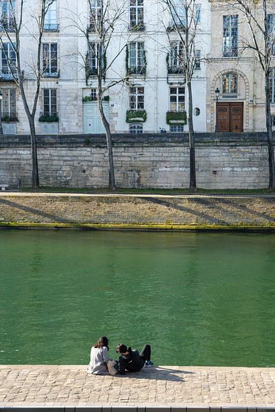 Romantiek langs de Seine in Parijs van Ron Poot