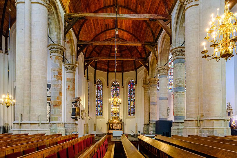 Old church Delft by Evert Jan Luchies