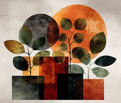 Botanische Blätter | Natur's warme Umarmung