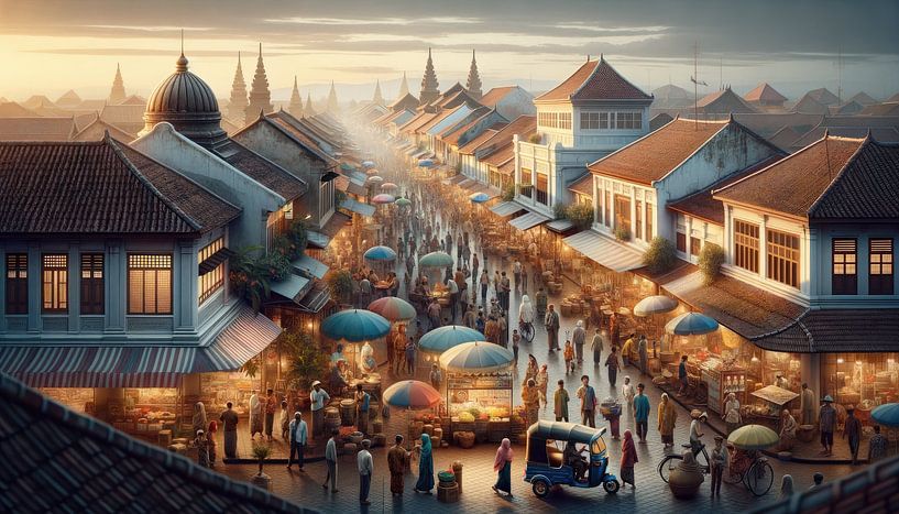 Yogyakarta Evening Harmony by Jeroen Kleiberg