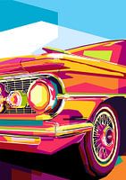 classic car pop art