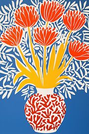 Dekorative Blumen und Korallen von Frank Daske | Foto & Design