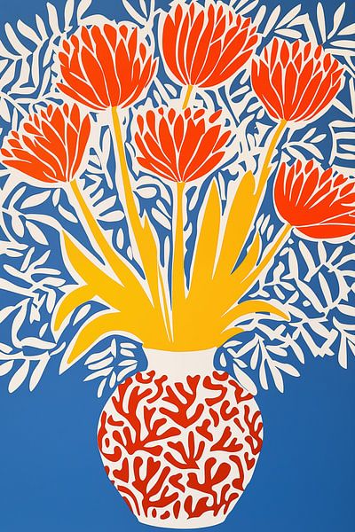 Dekorative Blumen und Korallen von Frank Daske | Foto & Design