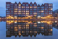 When evening falls in Alkmaar