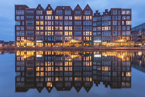 When evening falls in Alkmaar