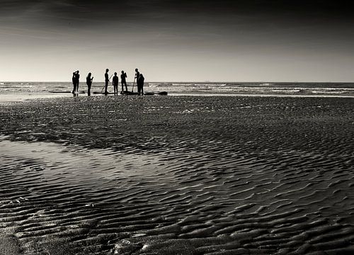 Low Tide Surfers
