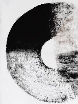 Getextureerde cirkels I van Chromatic Storm Studio