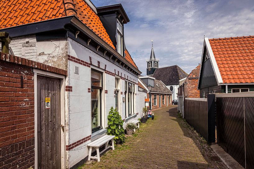The fishing village Oudeschild on Texel by Rob Boon