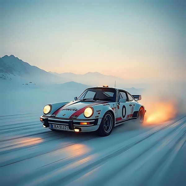 Aventure sur la neige du circuit par Jean Pierre