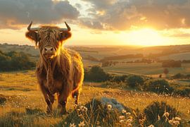 Hochlandrind - Hochlandrinder von Poster Art Shop