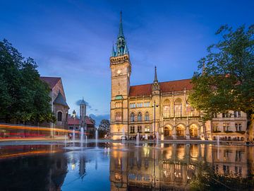 Rathaus der Stadt Braunschweig, Deutschland von Michael Abid