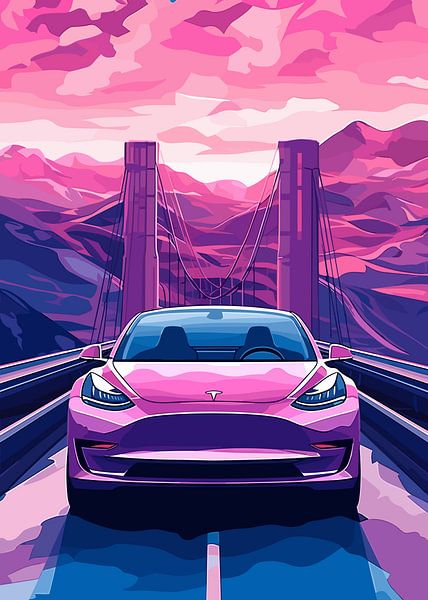 Car Retro Synthwave by Mason Scott