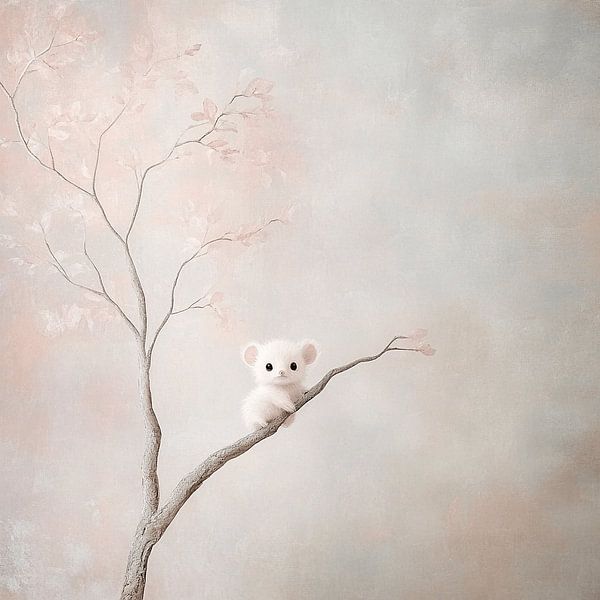 Sweet and Dreamy Baby Animal in Pastel Colours by Karina Brouwer
