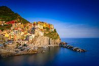die Küstenstadt Riomaggiore in der beliebten Region Cinque Terre in Italien von gaps photography Miniaturansicht